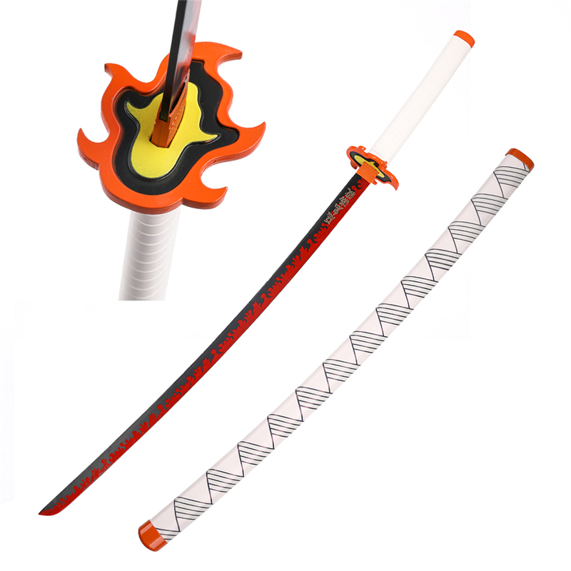 Japanese Anime Demon Slayer Kyojuro Rengoku Katana Sword - Buy japanese ...